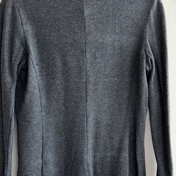 Tahari Dark Grey Stretch Sweatshirt Blazer, Casual Workwear, Size Medium - Picture 16 of 16